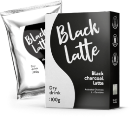 A bebida Black Latte