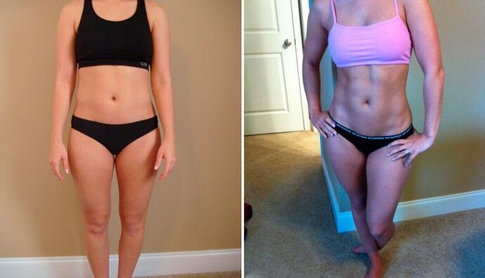 antes e depois de perder 10 kg por mês