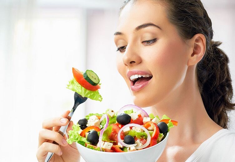 salada de legumes na dieta ducan
