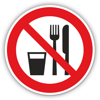 o sinal de comer é proibido durante a perda de peso