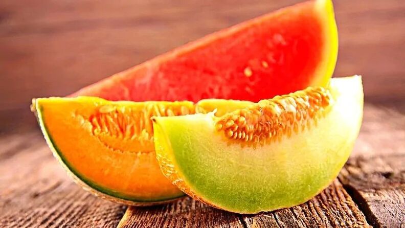 melancia e melão para perder peso